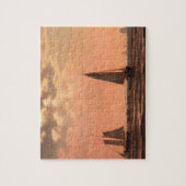 Scène in de Noordzee met scheepspuzzel Legpuzzel (Verticaal)