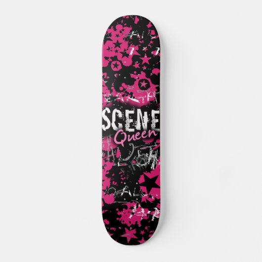 scène koningin skateboard (Voorkant)