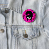 Scène meisje schedel Button (In situ)