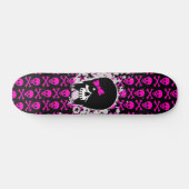 Scène Meisje Skull Skateboard (Horizontaal)