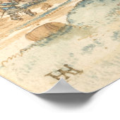 Scene met tower - Hendrick Avercamp Fine Art Poste Poster (Hoek)