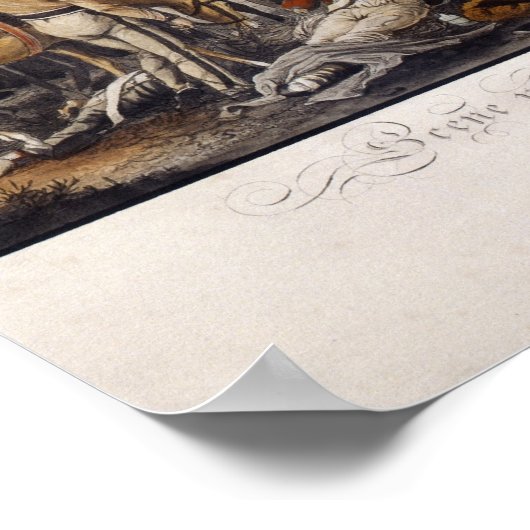 Scene na de slag om Waterloo Poster (Hoek)