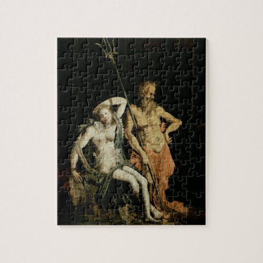Scene of Hell: detail dat Hades en Persephone toon Legpuzzel (Verticaal)