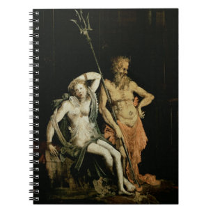 Scene of Hell: detail dat Hades en Persephone toon Notitieboek