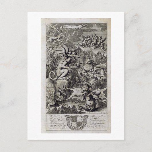 Scene of Hell, illustratie uit boek 1 Deel 3 Cha Briefkaart (Voorkant)