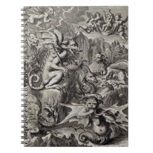 Scene of Hell, illustratie uit boek 1 Deel 3 Cha Notitieboek