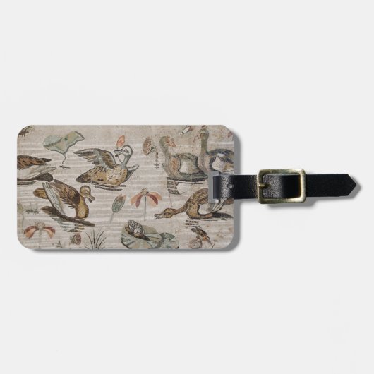 Scene of waterhoenders op de Nijl, House of Faun Bagagelabel (Voorkant horizontaal)