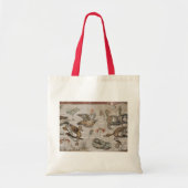 Scene of waterhoenders op de Nijl, House of Faun Tote Bag (Voorkant)