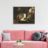 Scene of Witches from 'The Masque of Queens' by Be Canvas Afdruk (Insitu (Woonkamer))