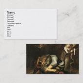 Scene of Witches from 'The Masque of Queens' by Be Visitekaartje (Voorkant / Achterkant)