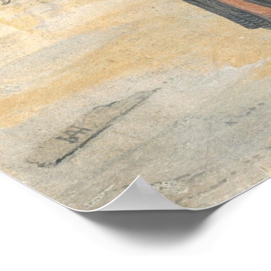 Scène op Ice - Hendrick Avercamp Fine Art Poster (Hoek)