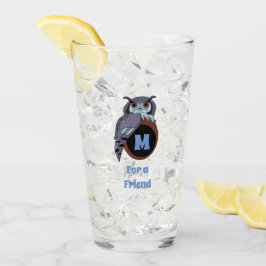 Scène Owl Monogram Glas