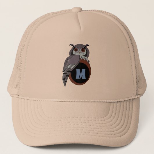 Scène Owl Monogram Trucker Pet (Voorkant)