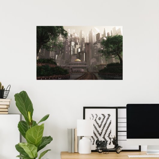 scène poster (Thuiskantoor)