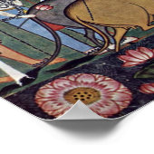 Scene Râgmâlâ-serie: Krishna met zijn fluit in Poster (Hoek)