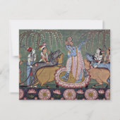 Scene Râgmâlâ Series: Krishna met z'n vlot. Kaart (Voorkant)