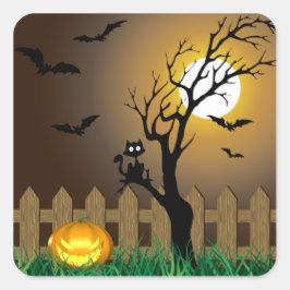 Scene Scene Vierkante Sticker