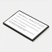 Scene schrijven post-it® notes (Schuin)