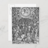 Scène uit de Apocalyps, Adoration of the Briefkaart (Voorkant / Achterkant)