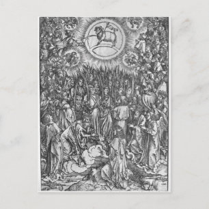 Scène uit de Apocalyps, Adoration of the Briefkaart