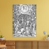 Scène uit de Apocalyps, Adoration of the Canvas Afdruk (Insitu (Woonkamer))