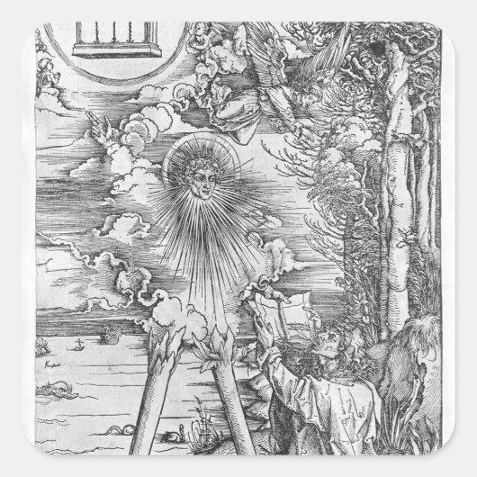 Scène uit de Apocalypse 2 Vierkante Sticker (Voorkant)