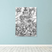 Scène uit de Apocalypse Canvas Afdruk (Insitu (Houten vloer))