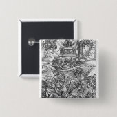 Scène uit de Apocalypse Vierkante Button 5,1 Cm (Voorkant /achterkant)