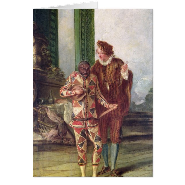 Scène uit de Commedia dell'Arte (Voorkant)