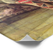 Scène uit de Commedia dell'Arte Poster (Hoek)