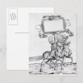 Scène uit de drievoudige processie van Maximilian Briefkaart (Voorkant / Achterkant)