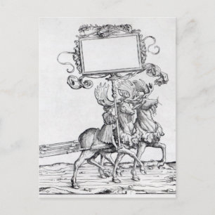 Scène uit de drievoudige processie van Maximilian Briefkaart