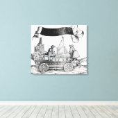 Scène uit de drievoudige processie van Maximilian Canvas Afdruk (Insitu (Houten vloer))