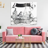 Scène uit de drievoudige processie van Maximilian Canvas Afdruk (Insitu (Woonkamer))