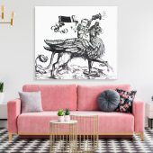 Scène uit de drievoudige processie van Maximilian Canvas Afdruk (Insitu (Woonkamer))