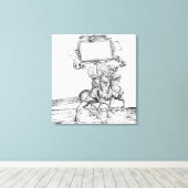 Scène uit de drievoudige processie van Maximilian Canvas Afdruk (Insitu (Houten vloer))