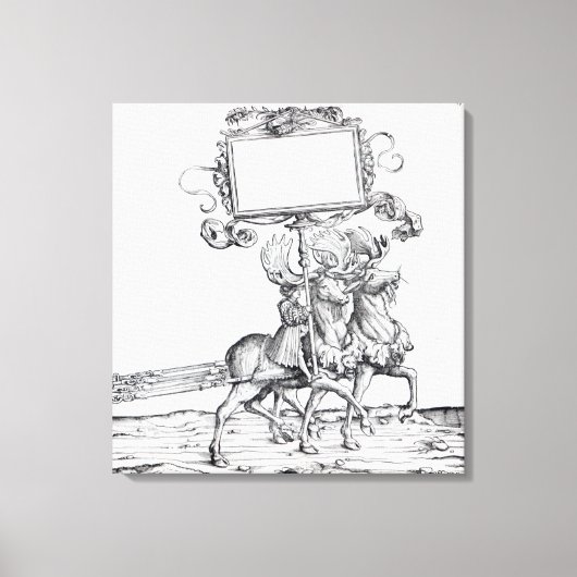 Scène uit de drievoudige processie van Maximilian Canvas Afdruk (Voorkant)