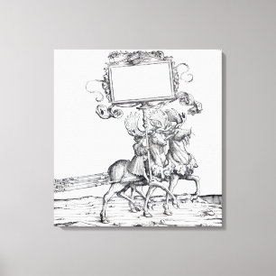 Scène uit de drievoudige processie van Maximilian Canvas Afdruk