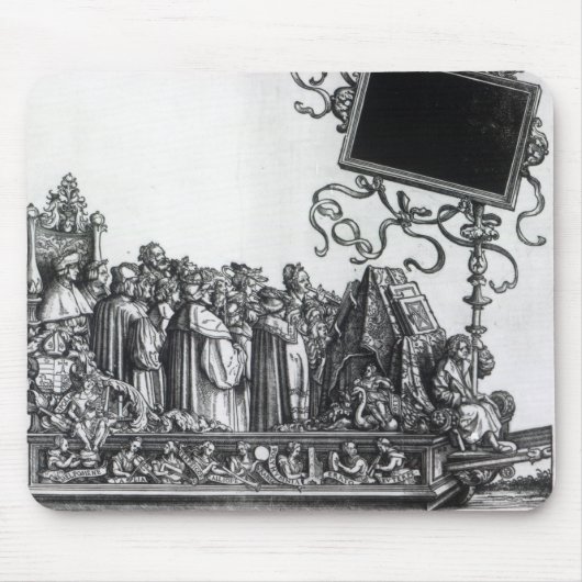 Scène uit de drievoudige processie van Maximilian Muismat (Voorkant)