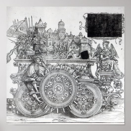 Scène uit de drievoudige processie van Maximilian Poster (Voorkant)