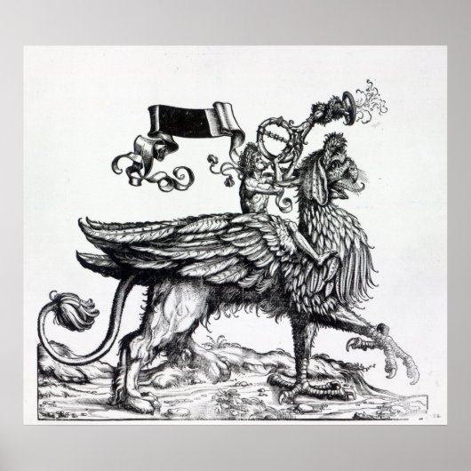 Scène uit de drievoudige processie van Maximilian Poster (Voorkant)