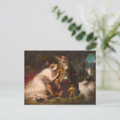 Scène uit de droom van 'n midzomernacht briefkaart (Staand voorkant)