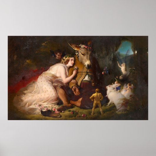 Scène uit de droom van 'n midzomernacht poster (Voorkant)