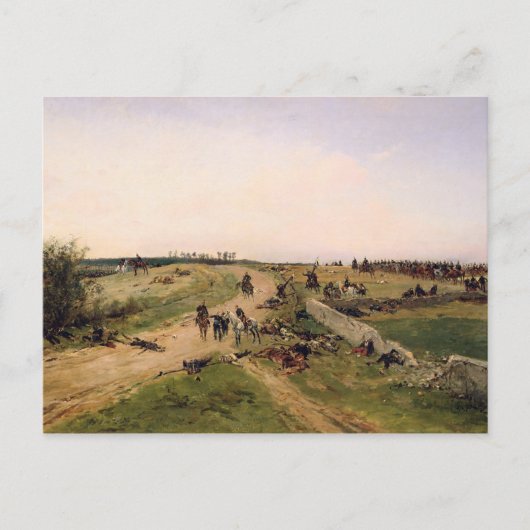 Scène uit de Frans-Pruisische oorlog Briefkaart (Voorkant)