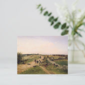 Scène uit de Frans-Pruisische oorlog Briefkaart (Staand voorkant)