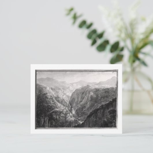 Scène uit de Inn bij Devil's Bridge met de Herfst Briefkaart (Staand voorkant)