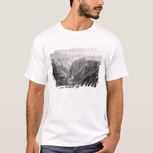 Scène uit de Inn bij Devil's Bridge met de Herfst T-shirt (Voorkant)
