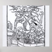 Scène uit de "Navigatie van St. Brendan" Poster (Voorkant)