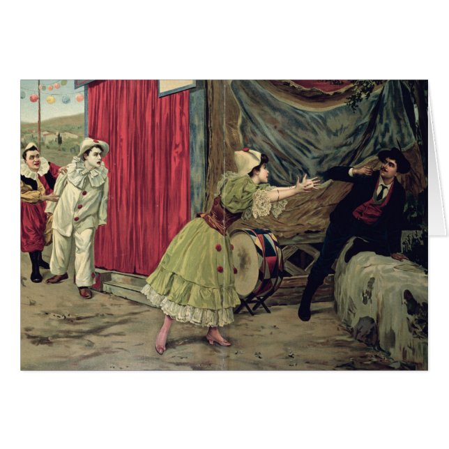 Scène uit de opera "Pagliacci" (Voorkant Horizontaal)