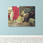 Scène uit de opera "Pagliacci" Canvas Afdruk (Insitu (Houten vloer))